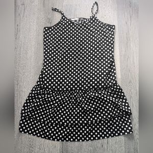 Beachsissi Drop Waist Polka Dot Dress Size Large Coquette Goth Alt